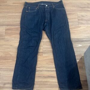 Levi's Men's Dark Indigo Straight Jeans
